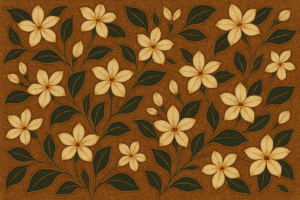 Motif Batik Bunga Kantil atau Melati